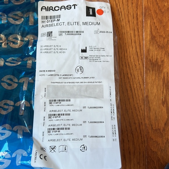 Aircast orthotic walking boot for foot and ankle injuries - Picture 9 of 9